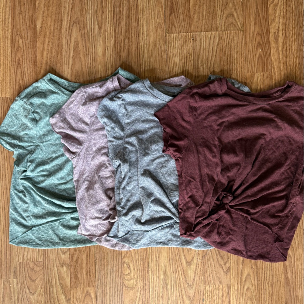 Women's Casual Crop Tops - Multi-Color Pack